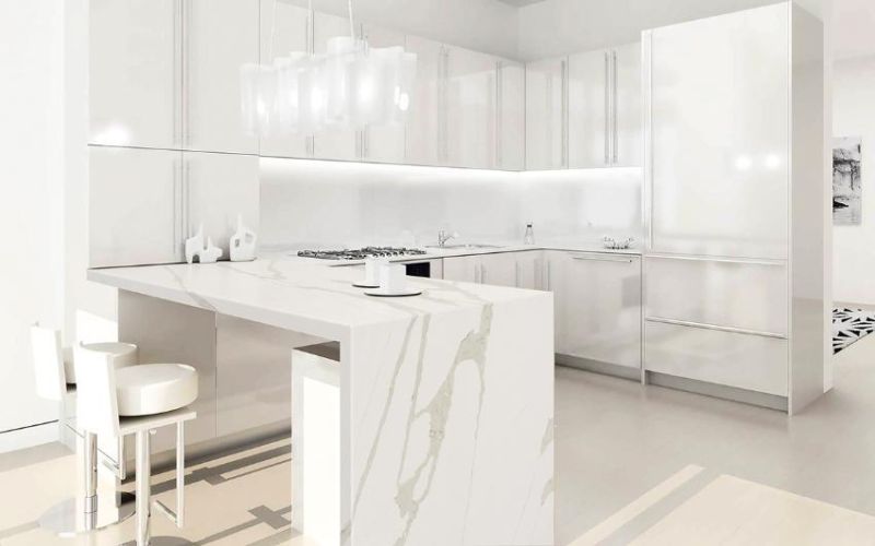 Look Nice Calacatta Quartz Stone with Good Quality