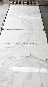 Natural Bookmatched Volakas White Marble Slabs for Flooring