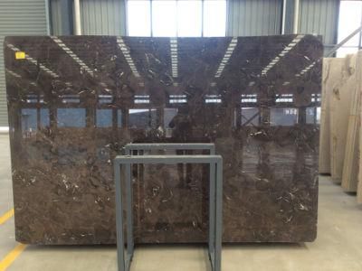Chinese Dark Emperador Brown Polished Marble Slab for Flooring/Wall/Bathroom/Kitchen Countertop Wholesale
