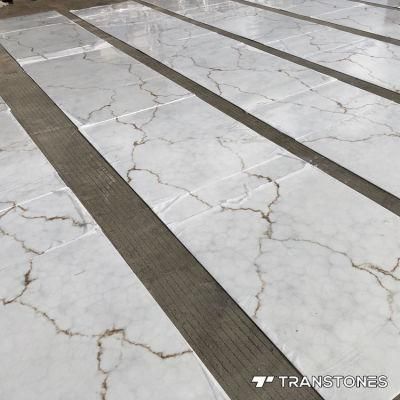 Hot Sale Continuous Veins Polished White Onyx Marble Wall Panel