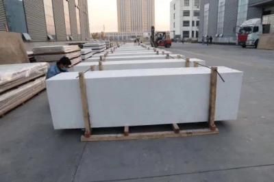Prefab White Marble Bathroom Countertop