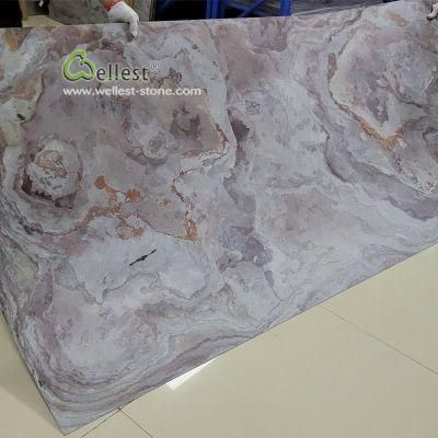 Natural Big Slabs Slate Flexible and Ultra Thin Stone Wall Panel Veneer for Wall Decoration