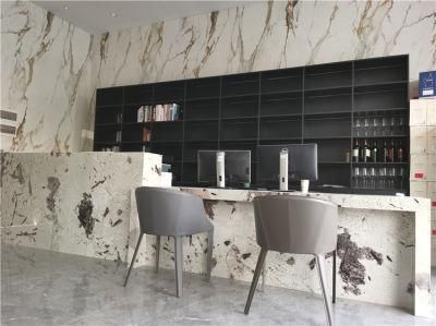 Large Size Ceramic Tile Porcelain Tile for Work Table Reception Countertop