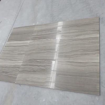 China Cheap Grey Serpeggiante Marble Tile Wooden Marble Flooring