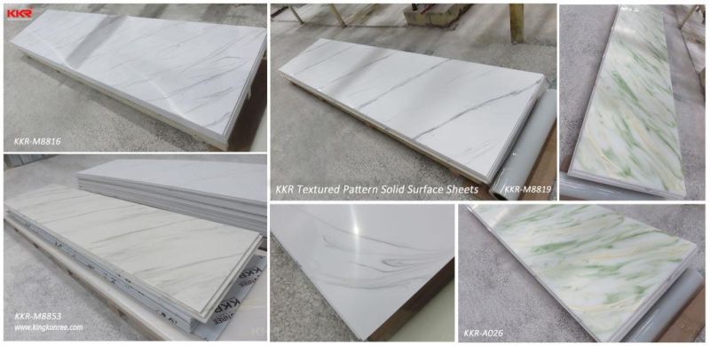 Artificial Marble Viening Solid Surface Corian Sheets Decoration Materials