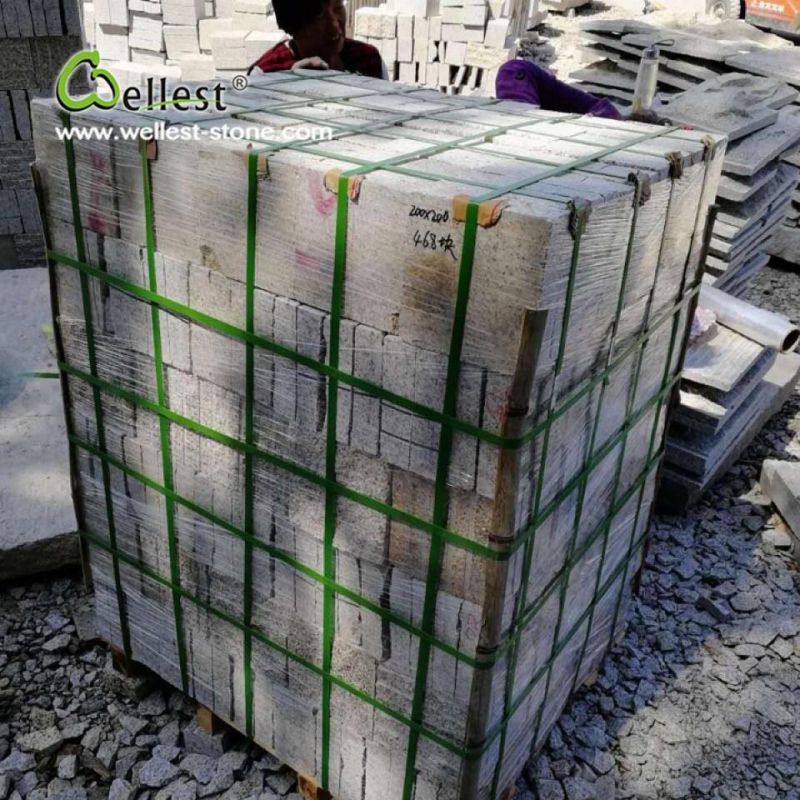 Shandong Natural Rusty Granite Cobblestone Sets for Patio Walkway Driveway Paving