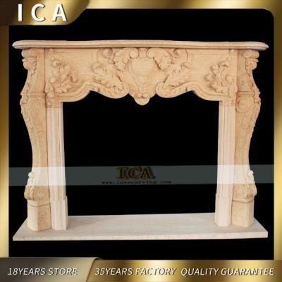 Classic Design Marble Decoration Europe Style Fireplace