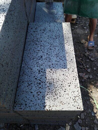 Volcanic Stone with Holes Tiles/Pavers/Strips/Mosaics