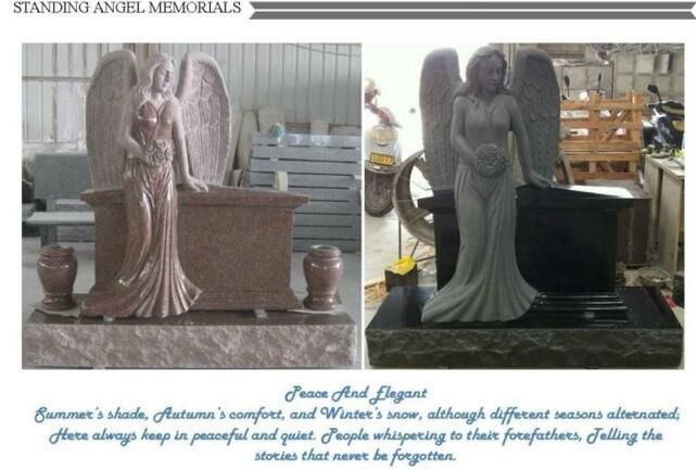 Chinese High Quality Red Granite Monument Tombstone