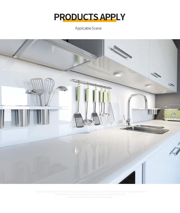 Factory Price Beige Sparkle Artificial Quartz Stone Dining Room Tables Top Drawers Top Kitchen Counter Tops Countertop