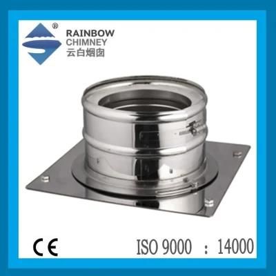 Stainless Steel Wall Support Base for Chimney/ Stove