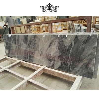 Grey Marble Stone Indoor Floor Tiles Polished Natural Alabaster Slabs
