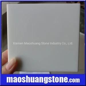 Pure White Nano Glass Stone for Kitchen Countertop