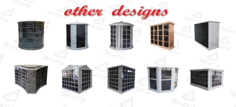 96 Niches Double Sides Custom Granite Columbarium for Memorial/Cemetery/Cremation Remains