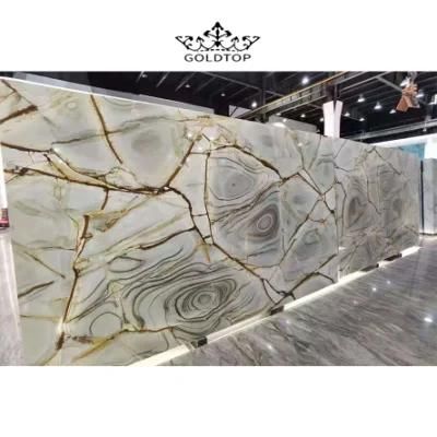 Luxury Stone Polished Indoor Decoration Blue Roma Slab Granite Floor Tiles