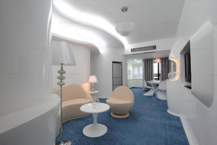Hotel Background Wall Decoration Design Acrylic Resin Sheets