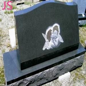 Wholesaleblack Granite Cheap Carving Headstones with High Quality