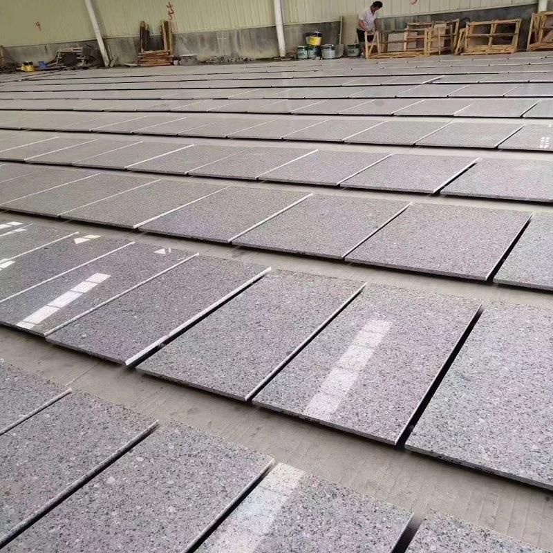 China Natural Polished Granite Slab for Stair Buidling Wall Decoration