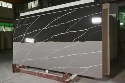 20mm Artifical White Star Sand White Pearl Countertops Quartz Stone Slabs