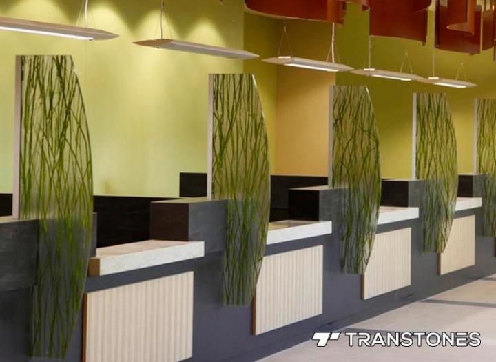 Modern Fashion Design Translucent Acrylic Board for Office Wall