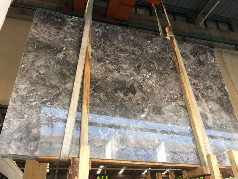 Cappuccino Grey Marble Natural Grey Marble Big Polished Slabs