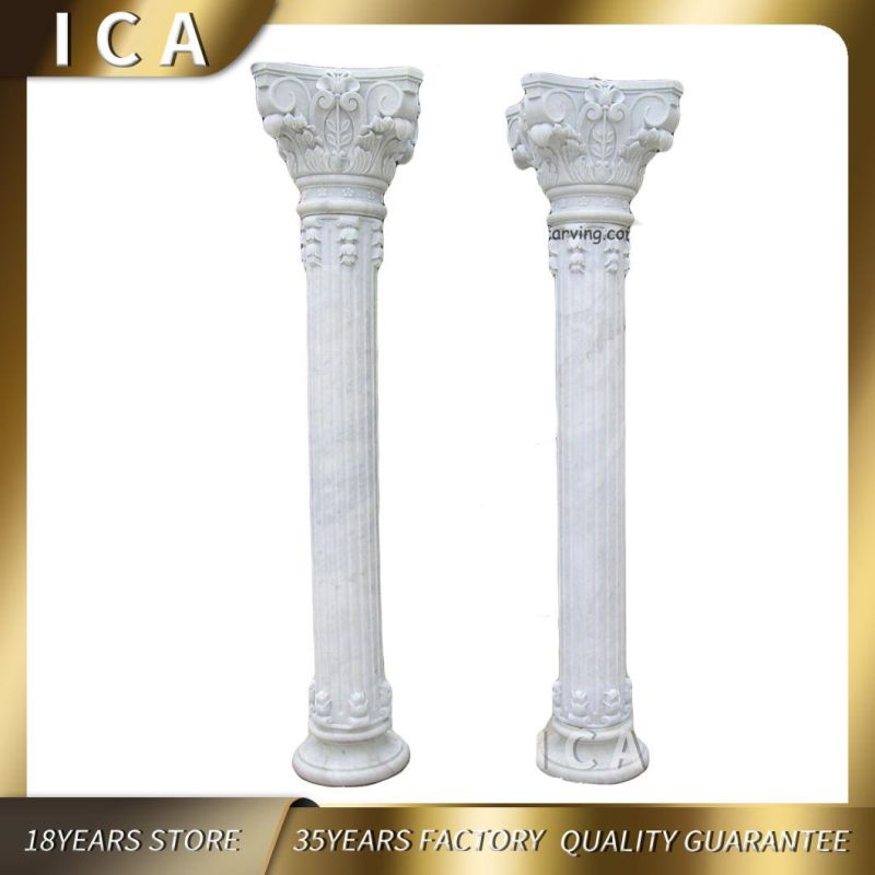 Roman Marble Decorative Solid Pillar Gate Designs