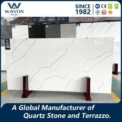 Calacatta Engineered Granite Countertop Quartz Slab/Floor Tile/Marble Tile/Artificial Quartz Stone Slab for CE NSF Certification
