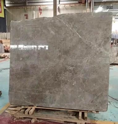 Natural Brown Marble Tiles Fantasy Grey Marble Flooring