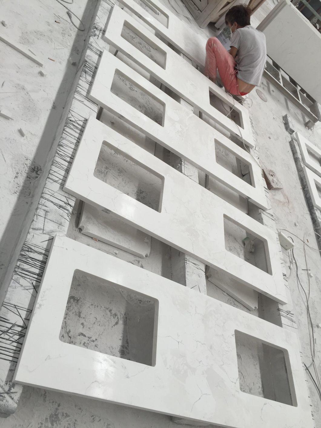 Chinese Bookmatched Marble Project Customization Interior Decoration