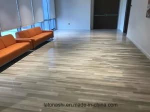 China Light Grey Wood Veins Marble Tiles for Lobby Flooring