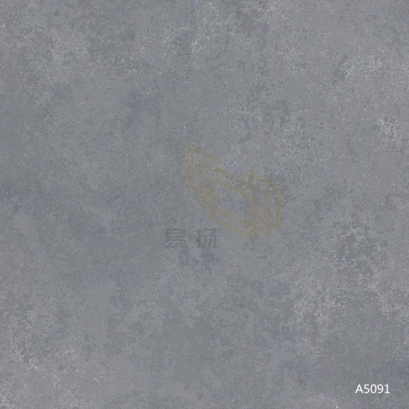 Custom Concrete Look Grey Quartz Stone for Worktop/Countertops/Island/Kitchen Top