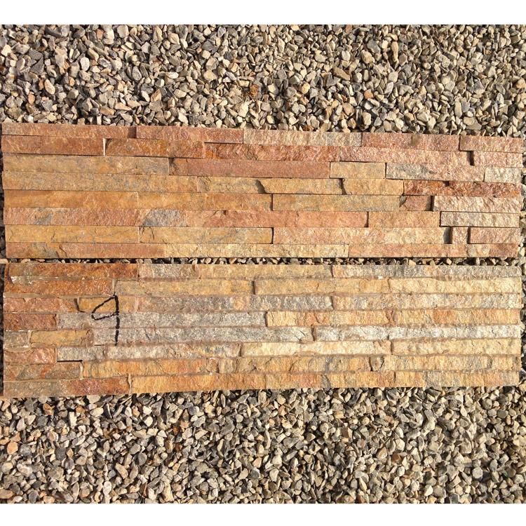 Real Stone Beige Slate Cultured Panel Cladding