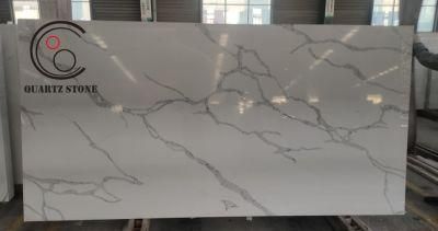 Factory Wholesale Modern Kitchen Design White Calacatta with Quartz Tabletop