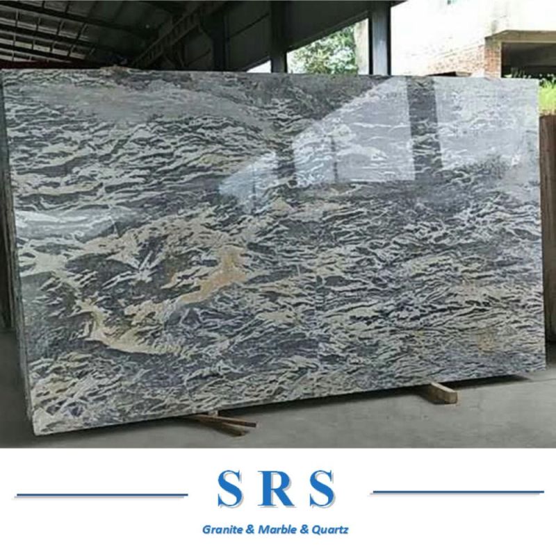 Polished Perth Blue Grey Marble for Flooring/Countertop/Walling