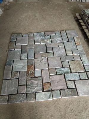 Irregular Slate Wall Cladding Tiles Natural Culture Slate Stone