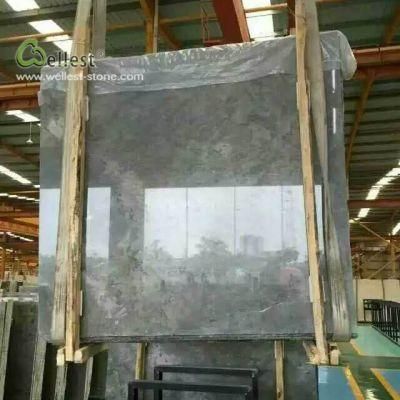 M235 Marble Slab Polished Blue Wood