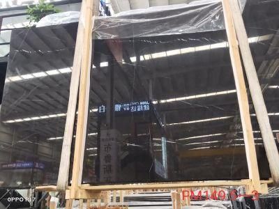 Nero Marquina Slab with Little White Vein