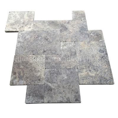 Travertine French Pattern Paving Stone with Bullnose/Edge Swimming/Pool Coping Tiles