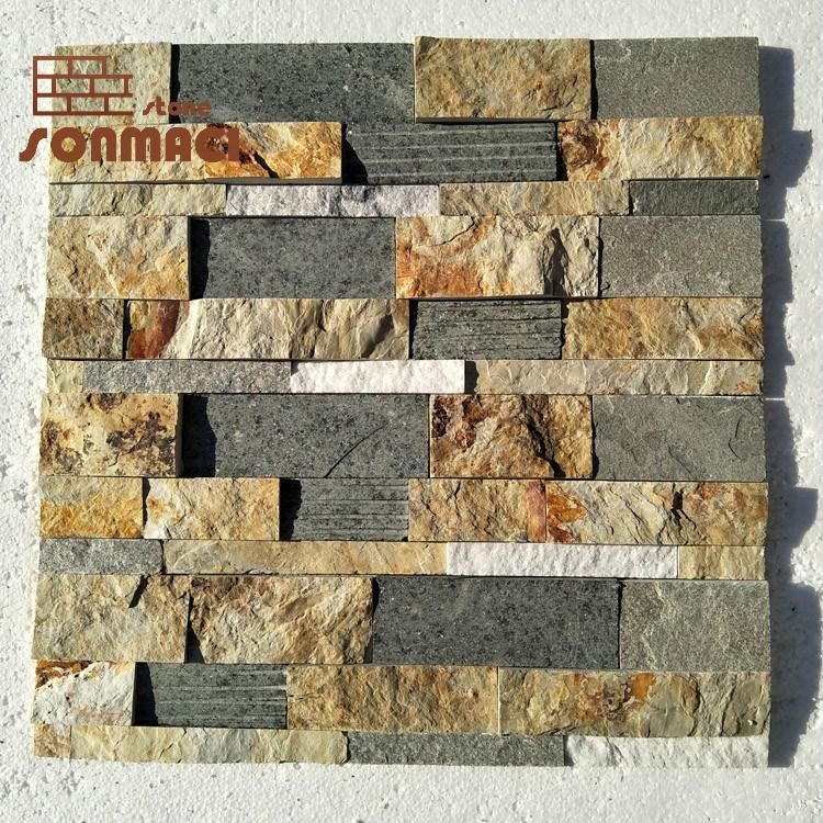 Natural Slate Exterior Stone Wall Cladding