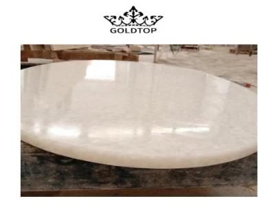 Weather Flow Absolute White Natural Stone Marble Kitchen Countertop Decoration