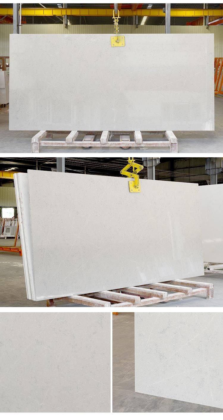 Artificial Marble Quartz Slabs Solid Surface Indoor Stone Flooring Tile