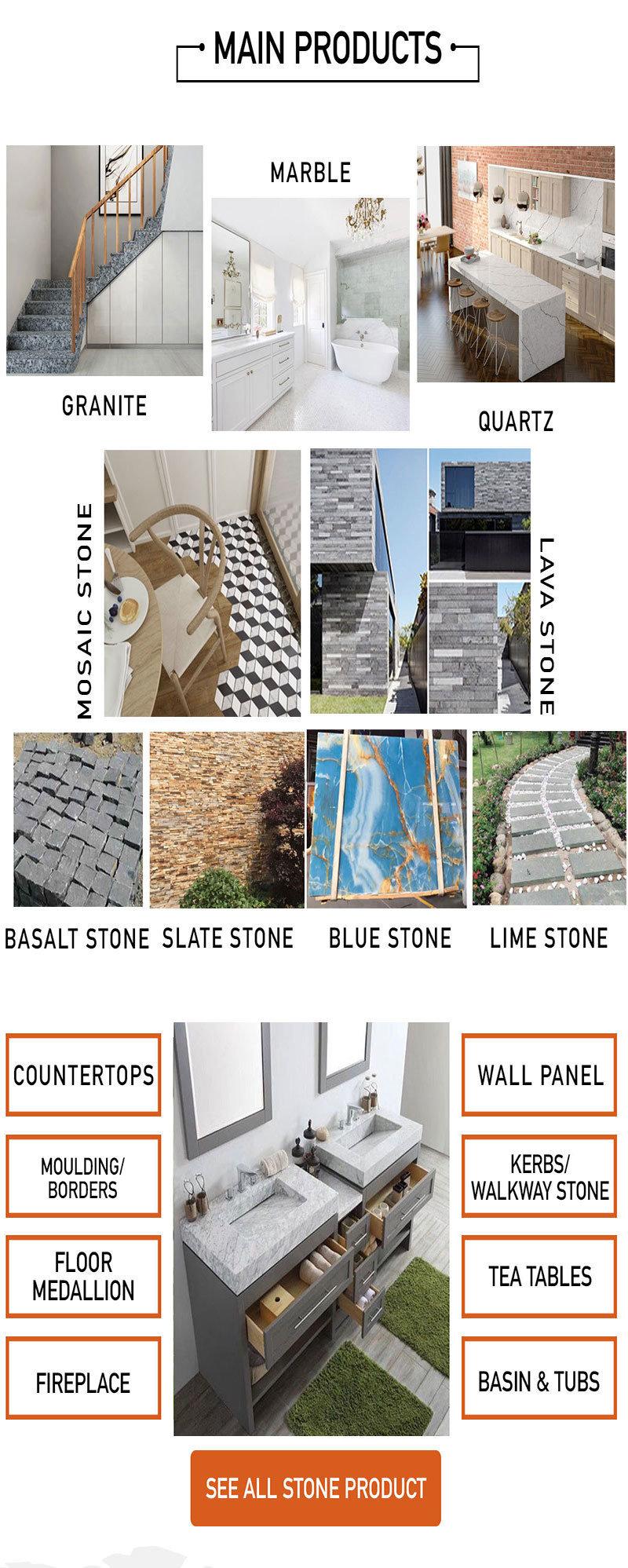 Cheap Chinese Natural Marble Stone Flooring Tiles Black Nero Margiua Marble Stone