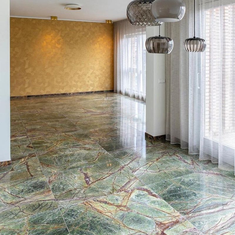 Rainforest Green Granite Slab for Countertop/Fllor/Wall/Bathroom/Kitchen