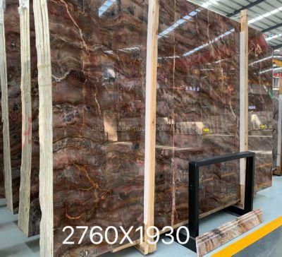 Venice Red Slabs Hotel Lobby Decoration/Flooring/Wall Tile/Bathroom Countertop/Washbasin Sinks Marble