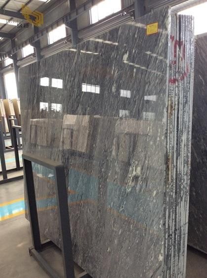 New Dark Roman Ice Grey Marble for Countertop/Wall Backgrounds/Floor Tile