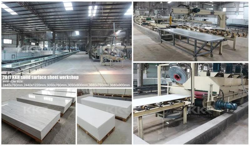 Resin Stone Building Material Shower Wall Panel Solid Surface Slabs