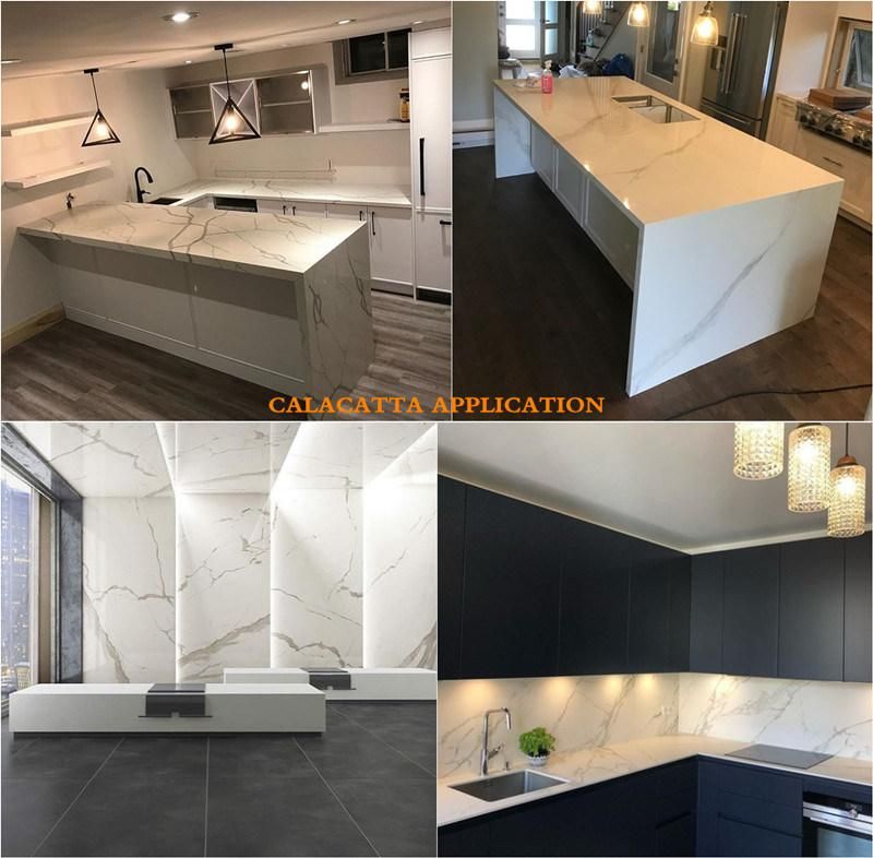 Quartz Slab Price Countertop Quartz for Kitchen/Bathroom/Projects/Bar/Reception/Table Factory Supply