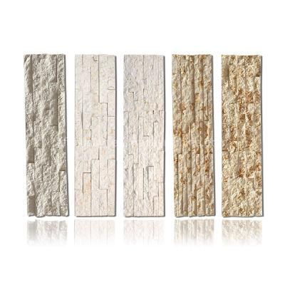 Yellow and White Natural Culture Stone for Wall Decoration Zf-Sw-024