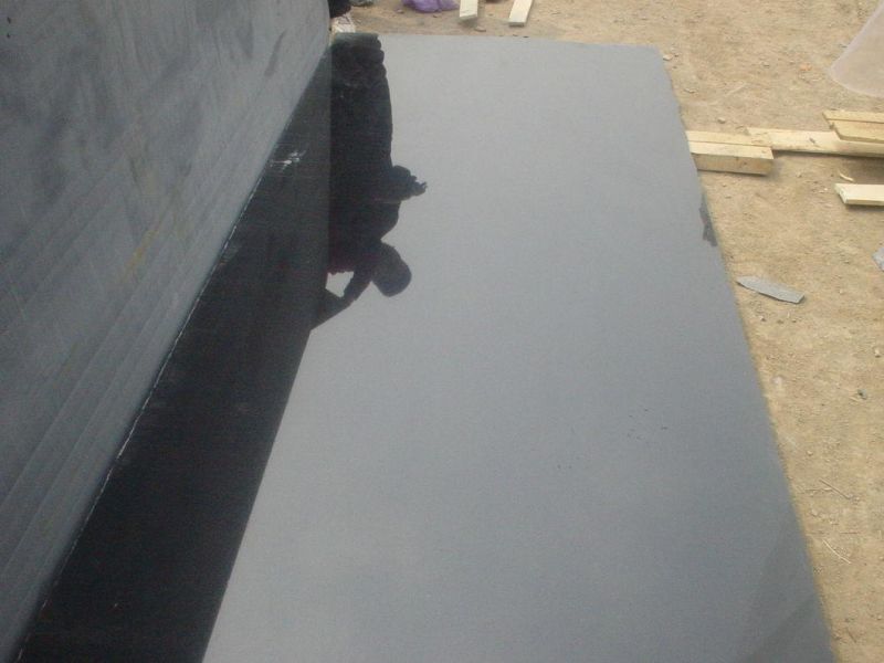 Polished Absolute Black Granite Slabs Shanxi Black Granite Slabs for Floorings and Walls or Kitchen Countertop