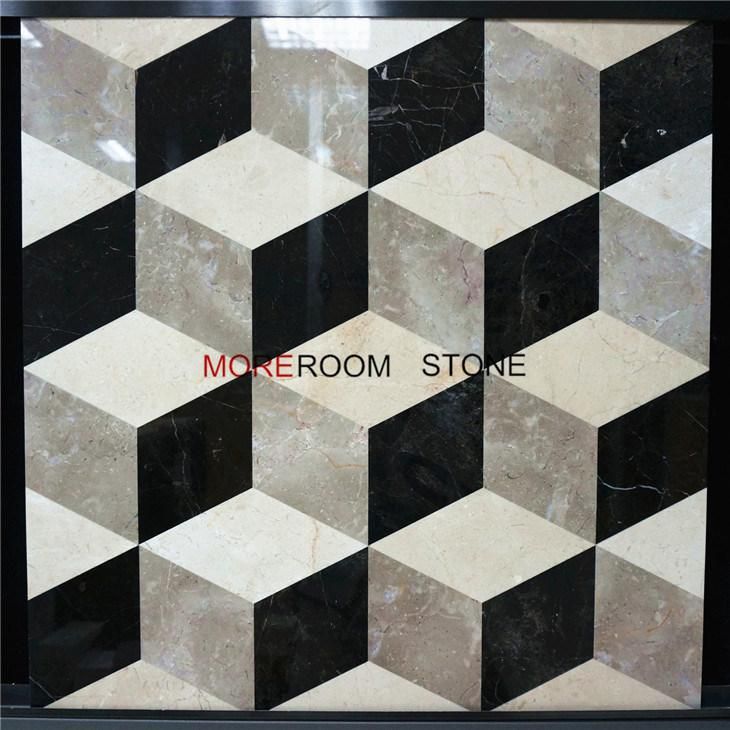 3D High Quality Waterjet Marble Floor Medallion
